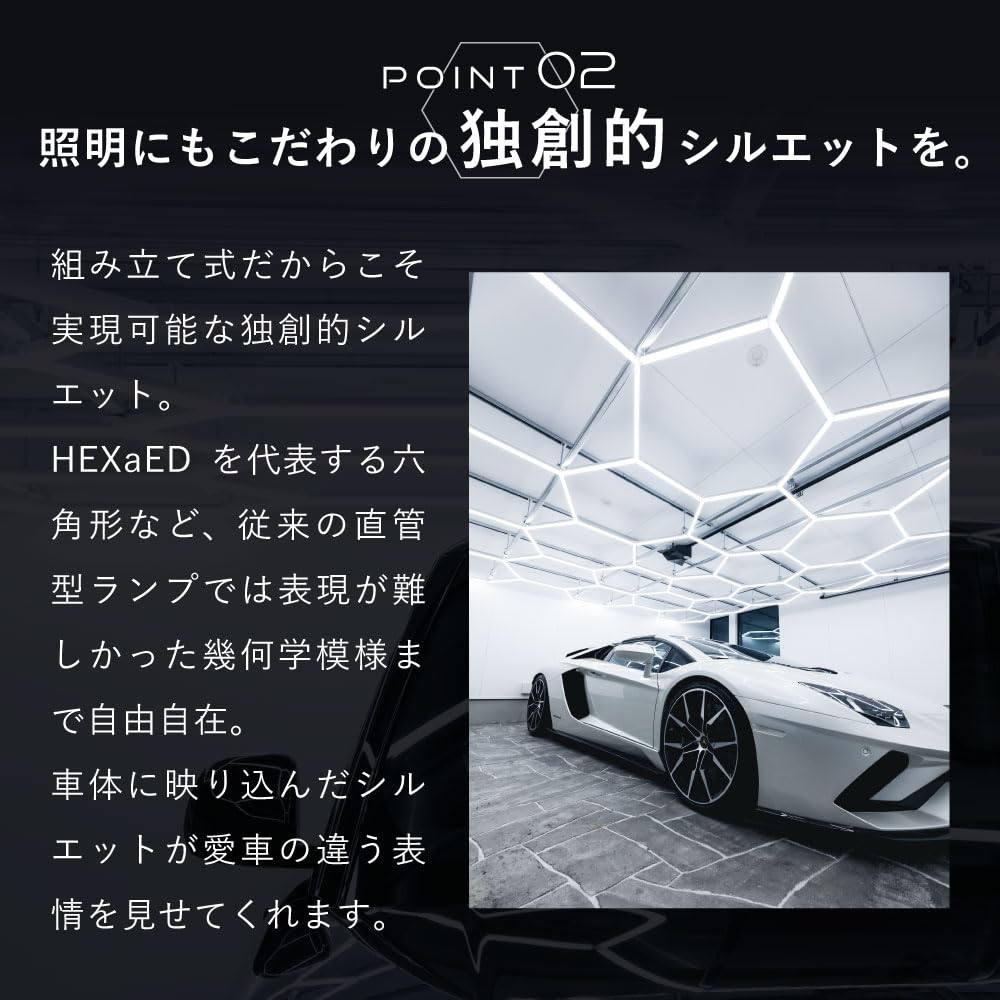 Amazon.co.jp: HEXAED マルチハニカムライトセット 3L×11S ガレージ用