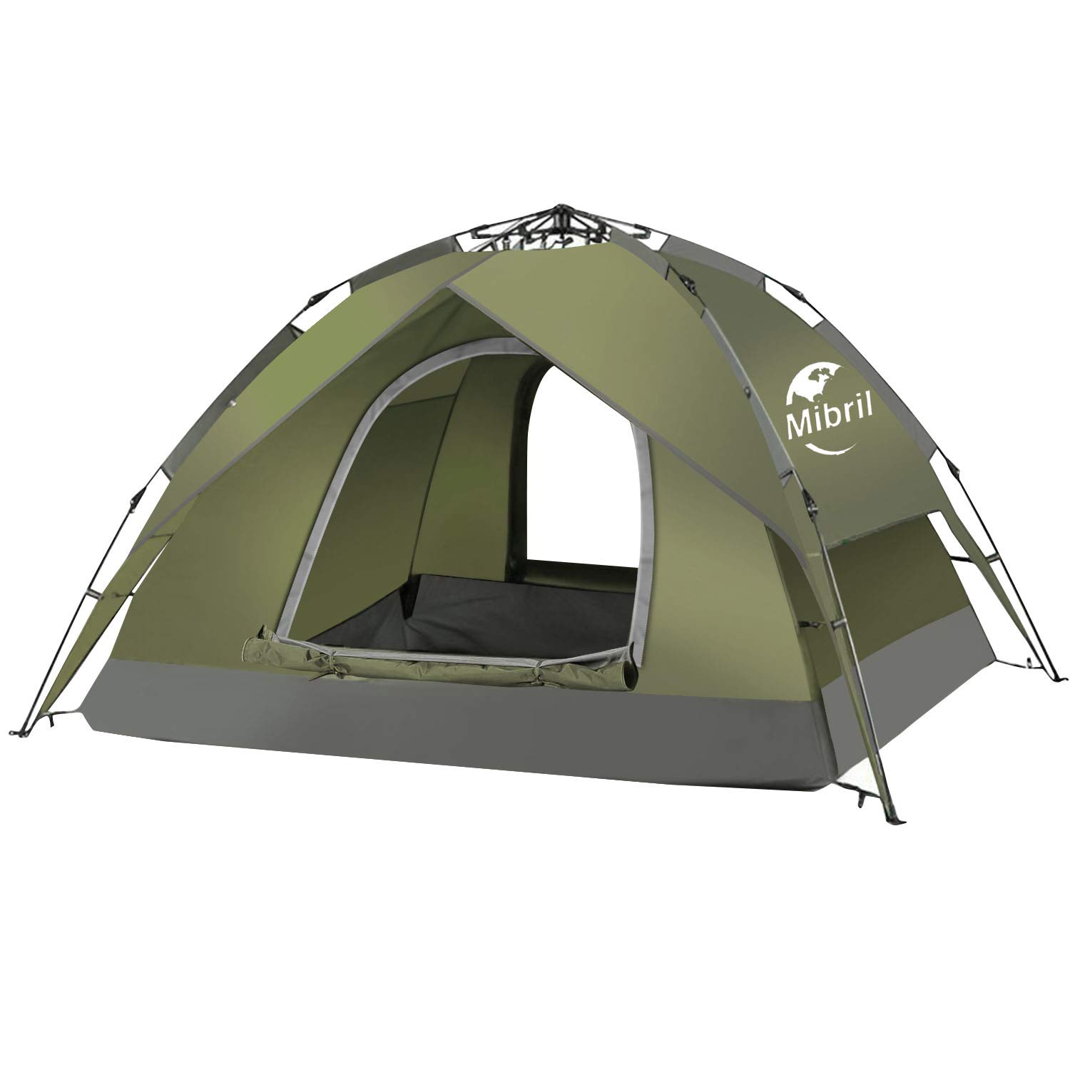 Amazon.co.jp: Mibril テント ワンタッチテント 3-4人用 10秒設営 UV