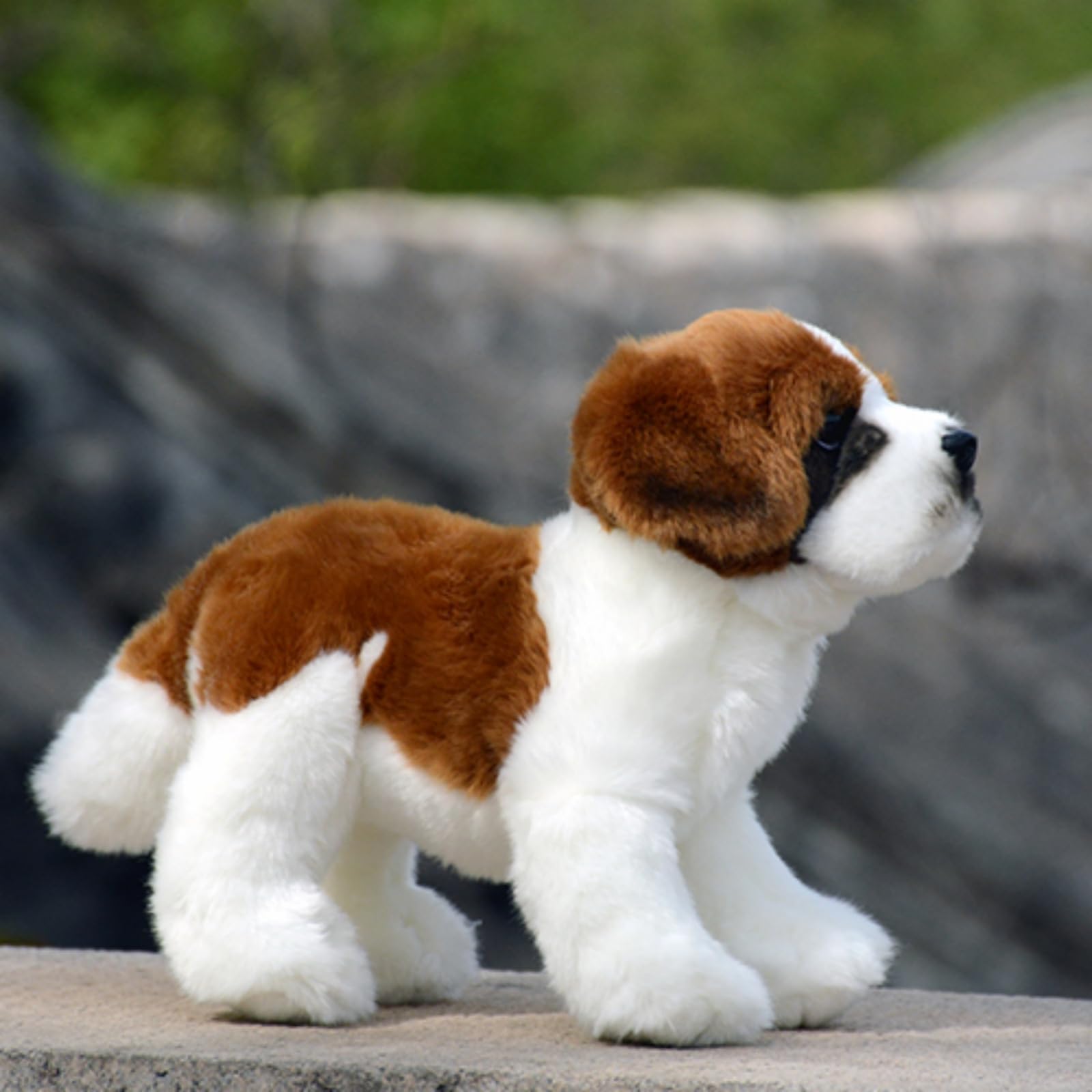 Amazon.co.jp: lilizzhoumax セントバーナード 犬のぬいぐるみ リアル