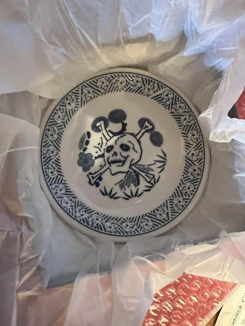 Amazon.co.jp: 横尾忠則 YOKOO髑髏絵皿セット スカル 美濃焼 サイン