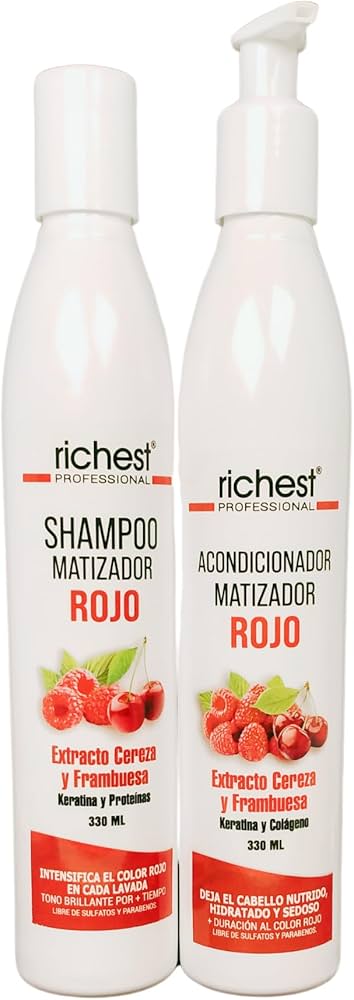 Amazon.com : Shampoo y Acondicionador Matizador Rojo Red Toning