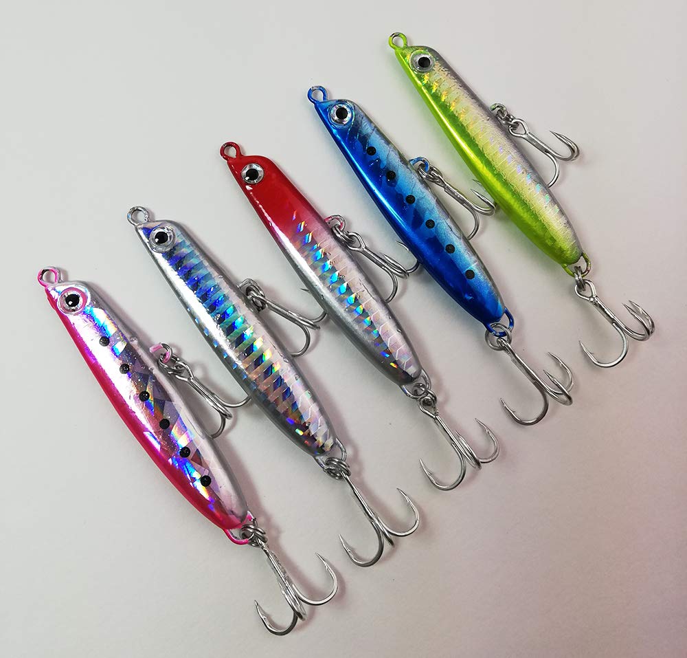 Amazon.co.jp: Surpriseルアー ヒラメ用 メタルジグ 14g 21g 32g 5個