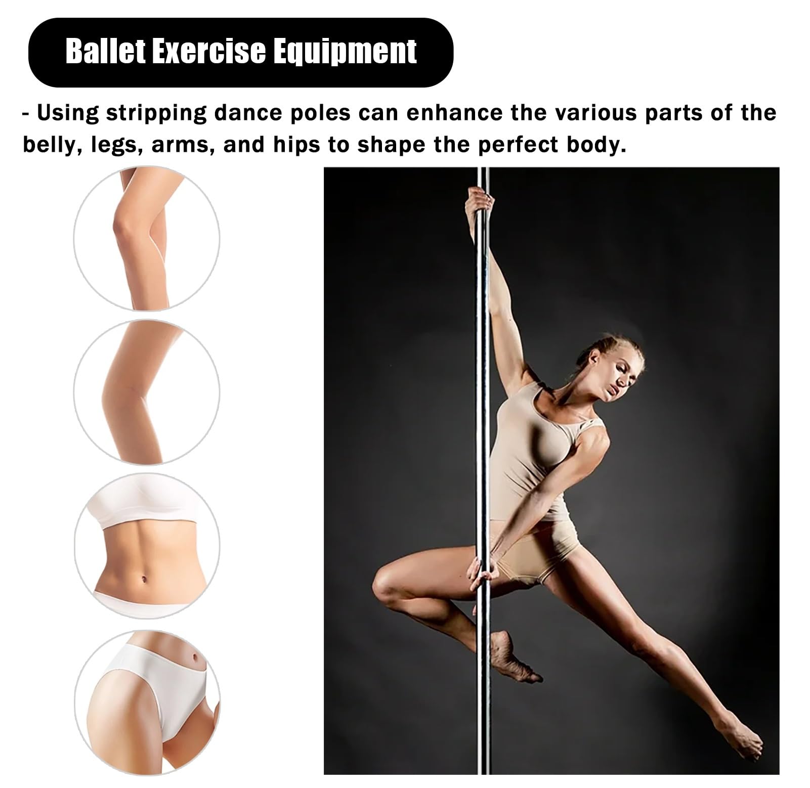 Amazon.co.jp: ポールダンス用 ヘビーデューティフィットネスダンス