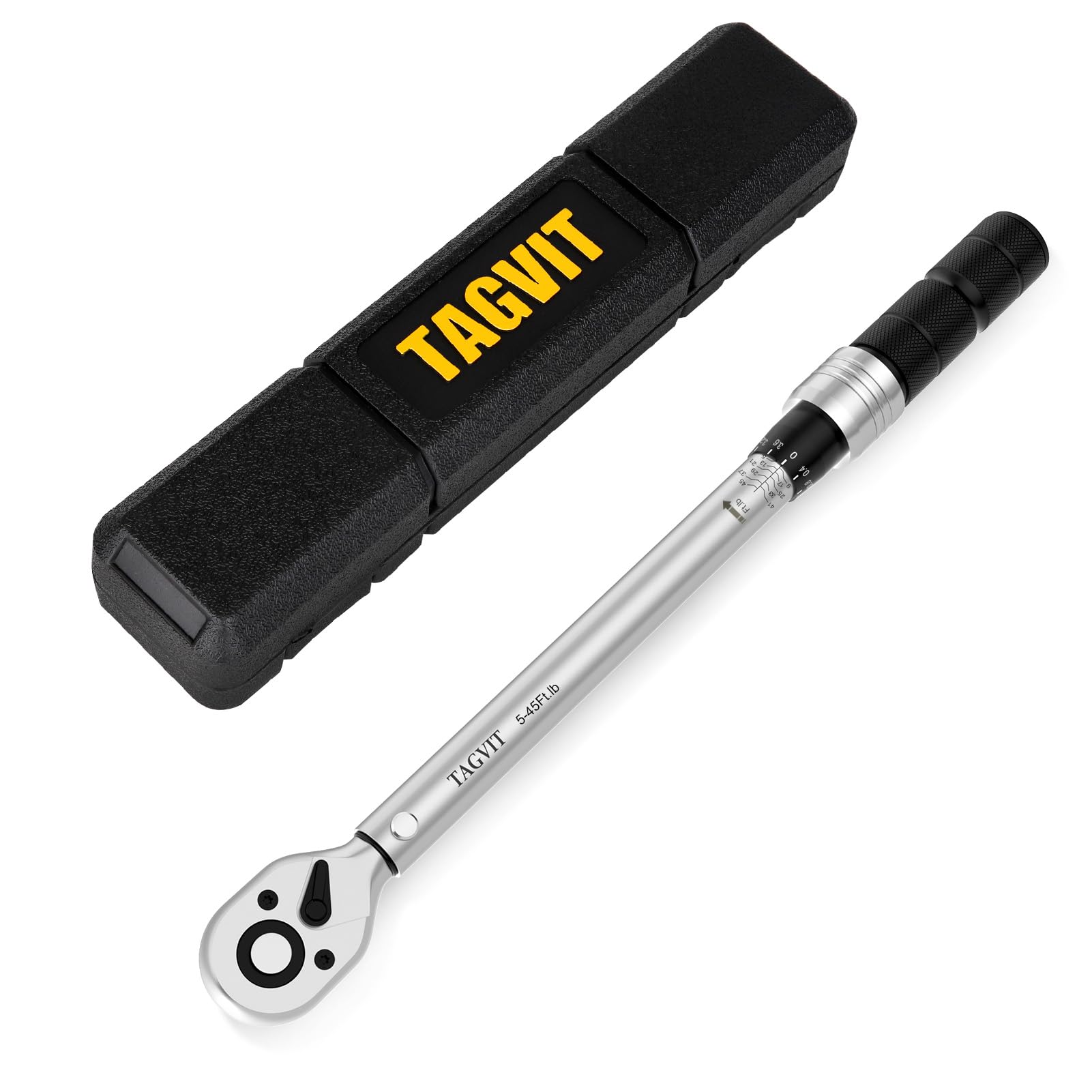 Amazon.co.jp: TAGVIT 3/8インチドライブクリックトルクレンチ、5-45