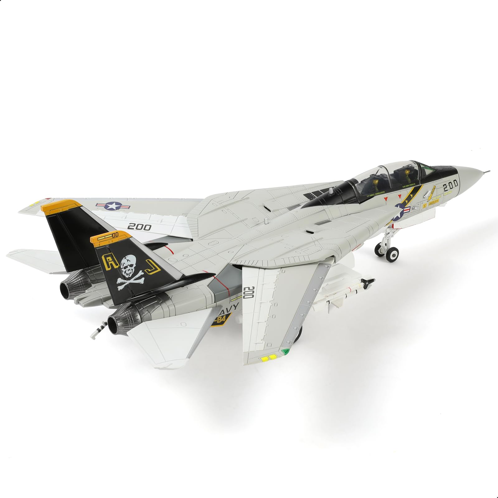 Amazon.co.jp: NUOTIE 1:72米海軍 F-14 トムキャット 合金モデル VF-84