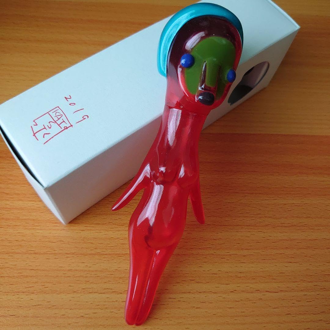 Amazon.co.jp: レアカラー加藤泉 ソフビ 限定クリアレッド サイン入