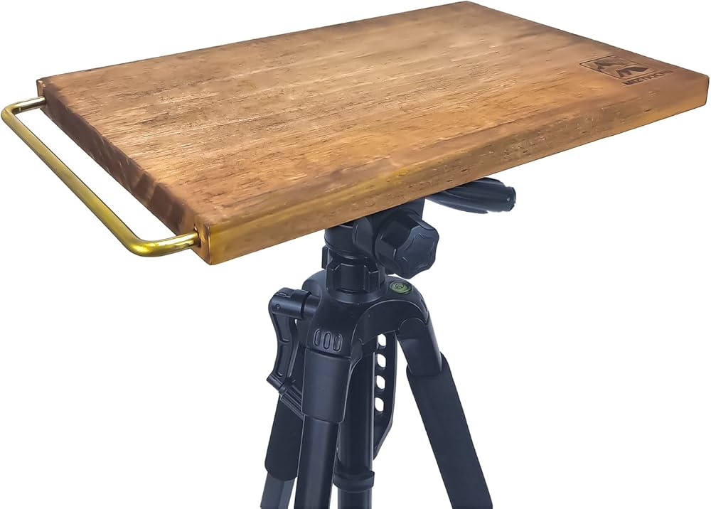 Amazon.co.jp: 三脚テーブル 天板 キャンプモバイルテーブル カメラ