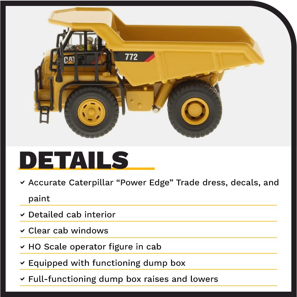 Amazon.com: Caterpillar 772 Off Highway Truck HO Series Vehicle