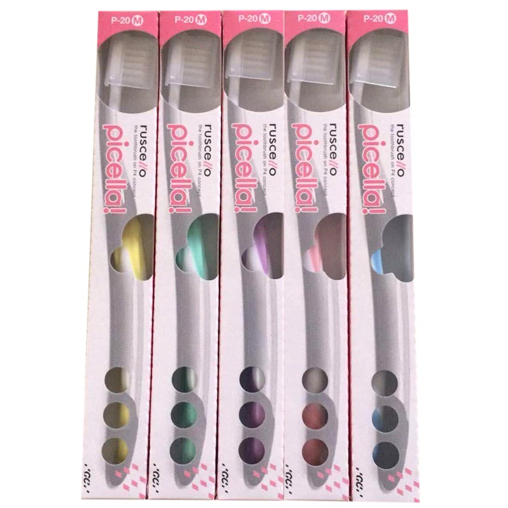 Amazon | ジーシー GC ルシェロ P-20 ピセラ 歯ブラシ 20本入 M ふつう