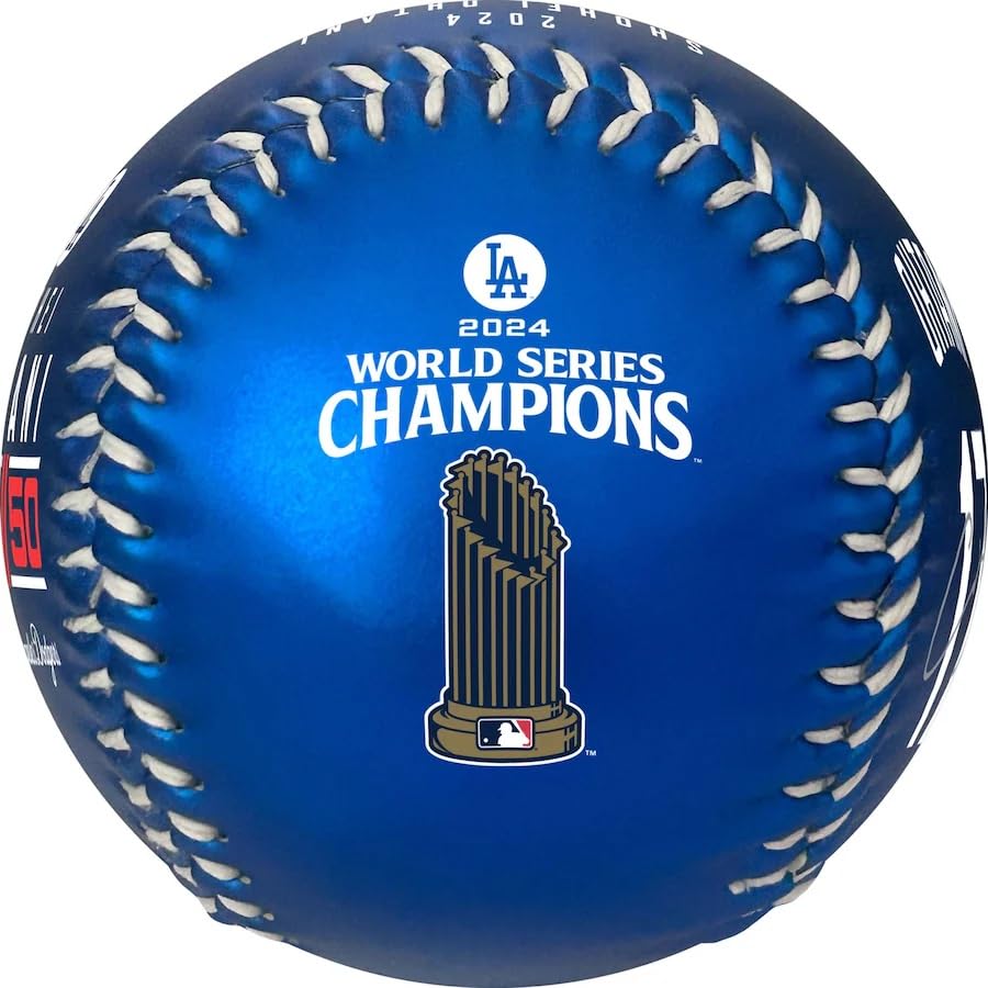 Amazon | 大谷翔平 2024 MVPコレクターズ記念ボール、ブルー、50/50