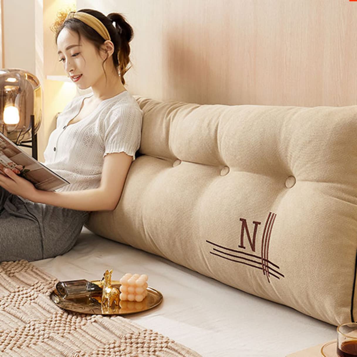 Amazon.co.jp: NASFH 三角枕 背もたれ カラー6 高反発 マット 三角