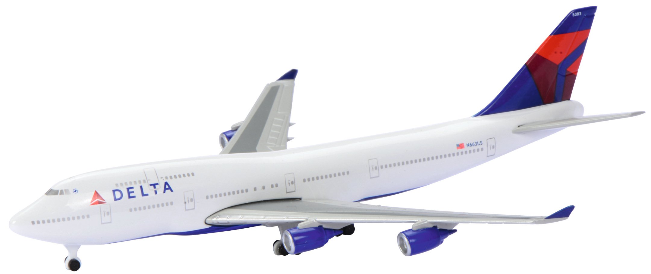 Amazon | シュコー Schuco Aviation B747-400 デルタ航空 1/600