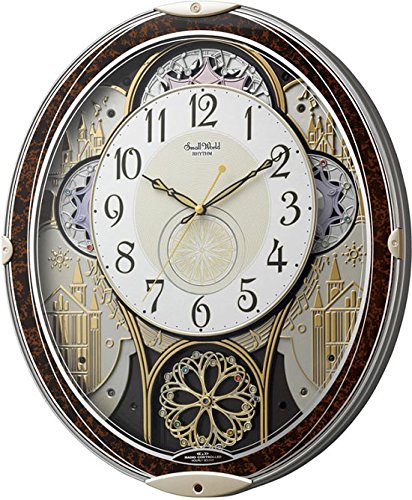 Amazon.co.jp: リズム時計工業 SmallWorld 電波からくり 掛け時計