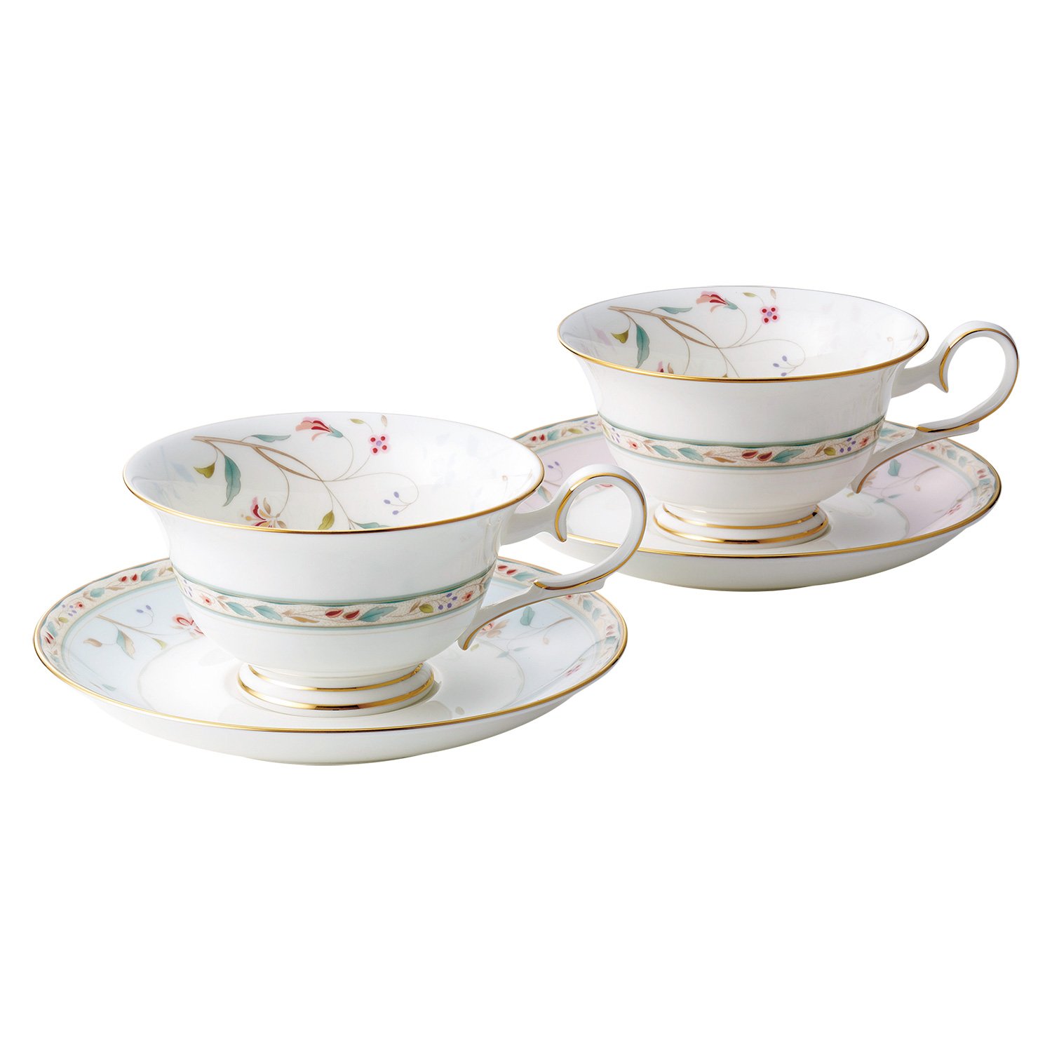 Amazon｜Noritake ノリタケ カップ & ソーサー ( 色変り ペアセット