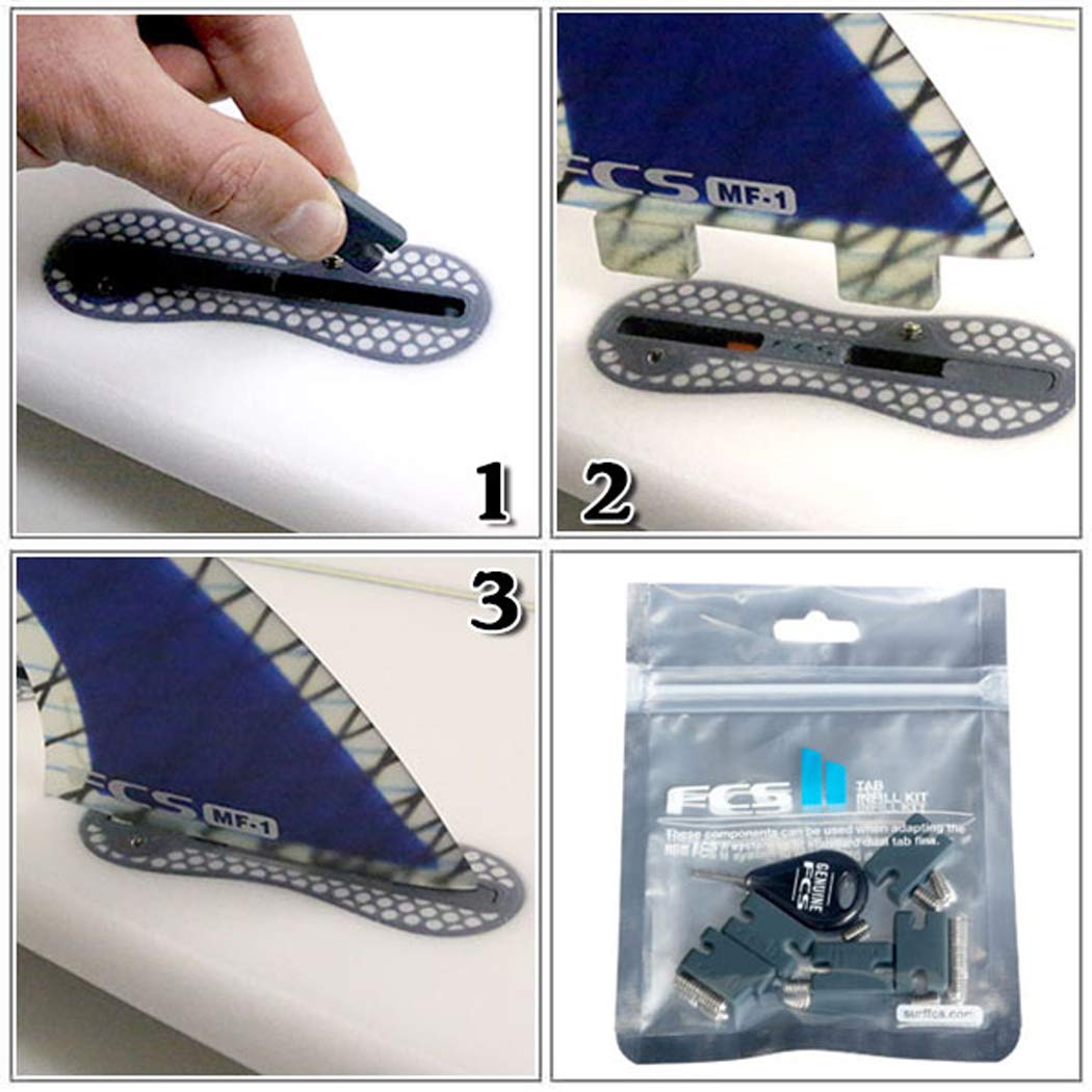 Amazon.com : FCS II Compatibility Kit - Tab Infill Kit : Surfboard