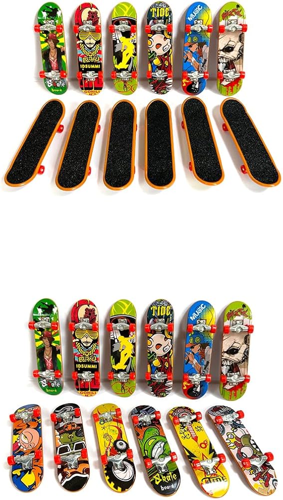 Amazon.co.jp: フィンガースケートボード 12個セット 指スケ スケボー