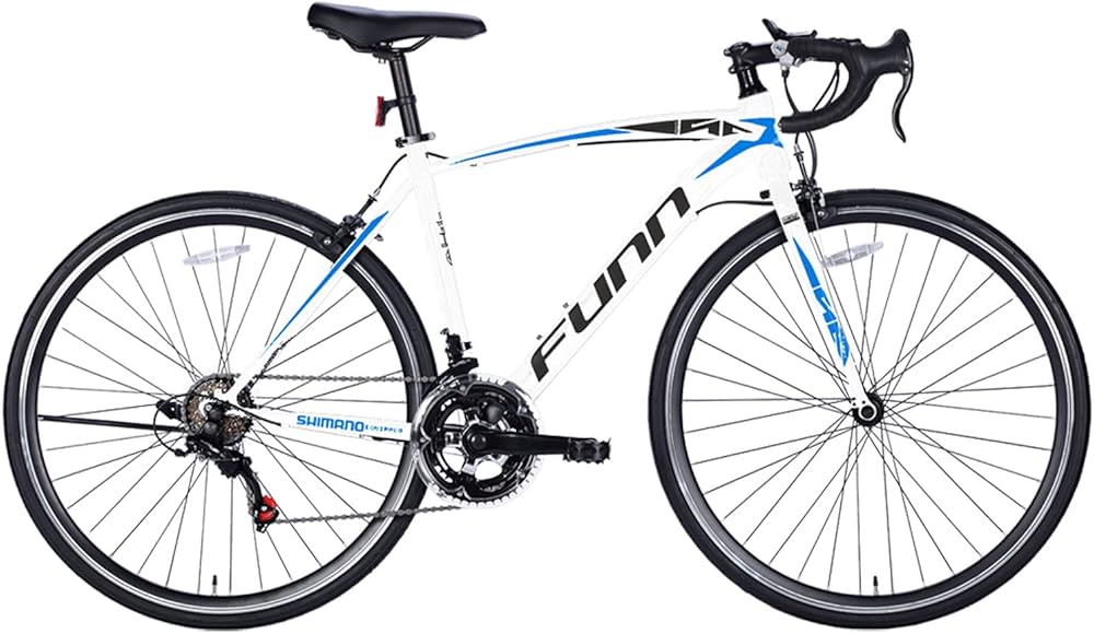 Funnロードバイク Shimano 700C ホワイト/ブルー Funnロードバイク