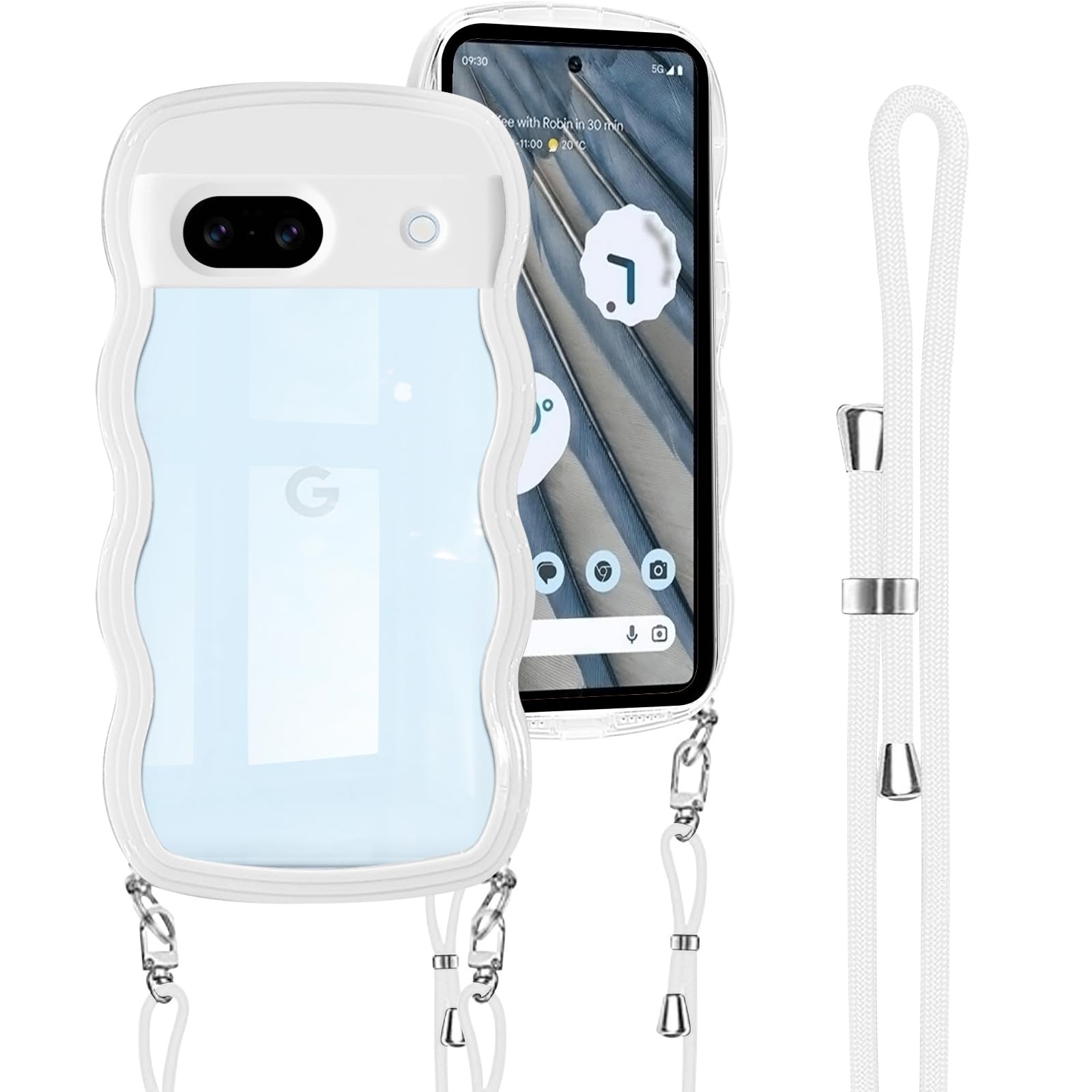 Amazon.co.jp: Google Pixel 7a 用 ケース クリア ショルダー グーグル