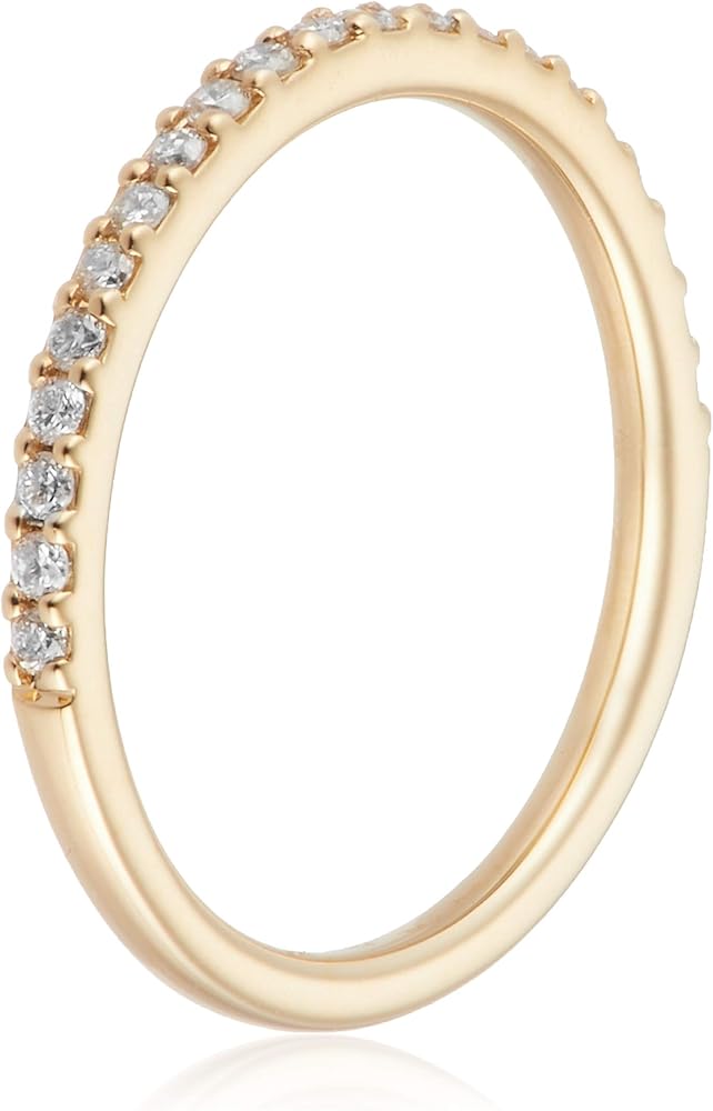 Amazon | 4℃ (ヨンドシィ) 【ピンキーリング】ダイヤモンドハーフ