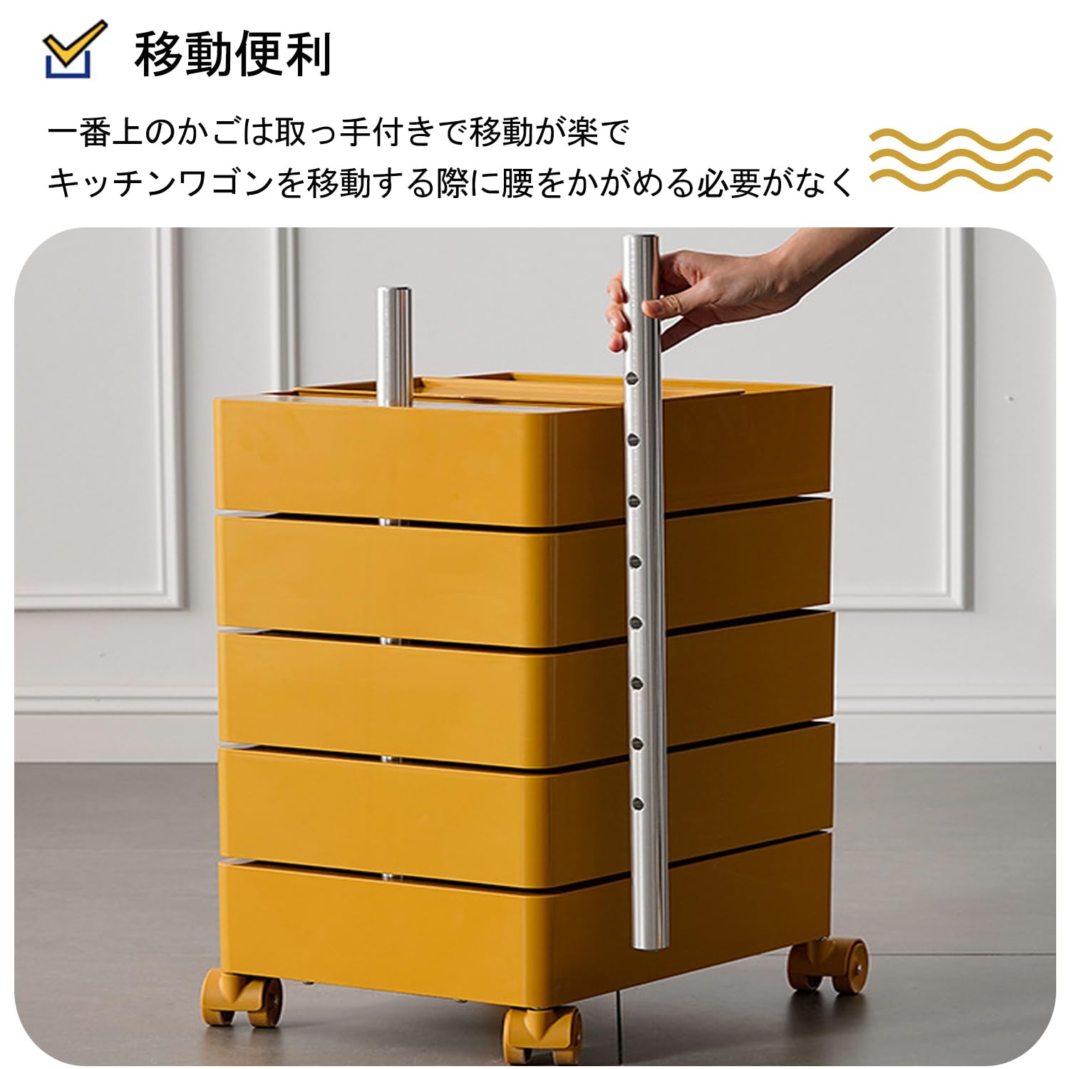 Amazon.co.jp: 360°コンテナ 4/5/7段 リプロダクト トレイ キャスター