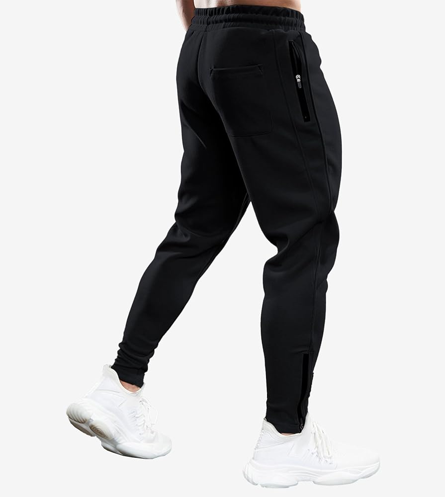 Amazon.com: Fioboc Jogger Pants Men Weekend Performance Zip Ankle