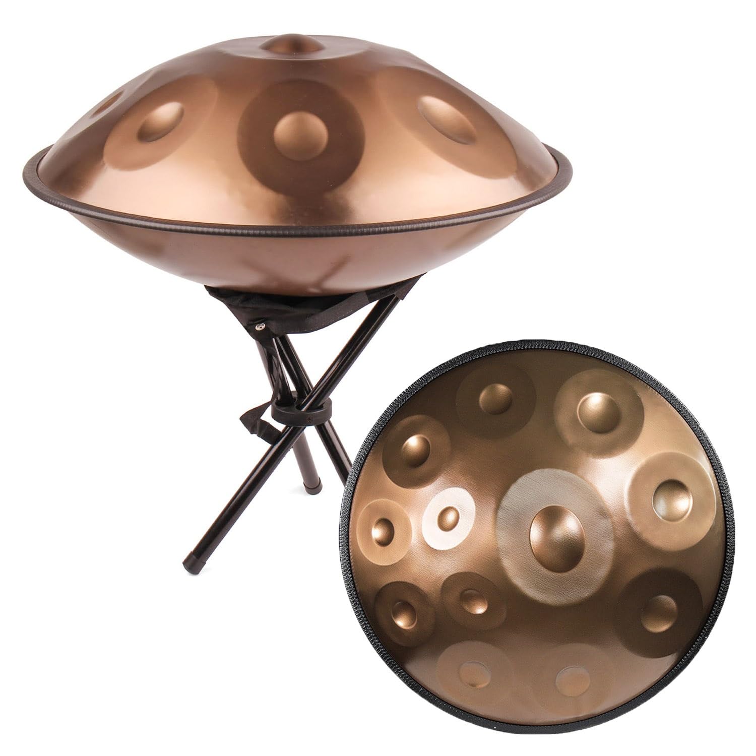 Amazon.co.jp: ハンドパンドラム楽器、ハンドパン ニ短調 9音/10音/12