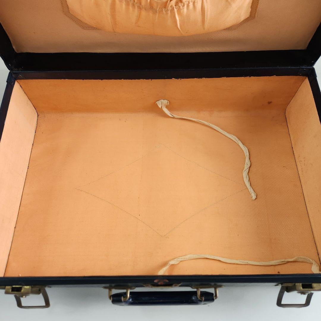 ヴィンテージ トランク ネイビー 鍵付き Amazon.co.jp: ヴィンテージ