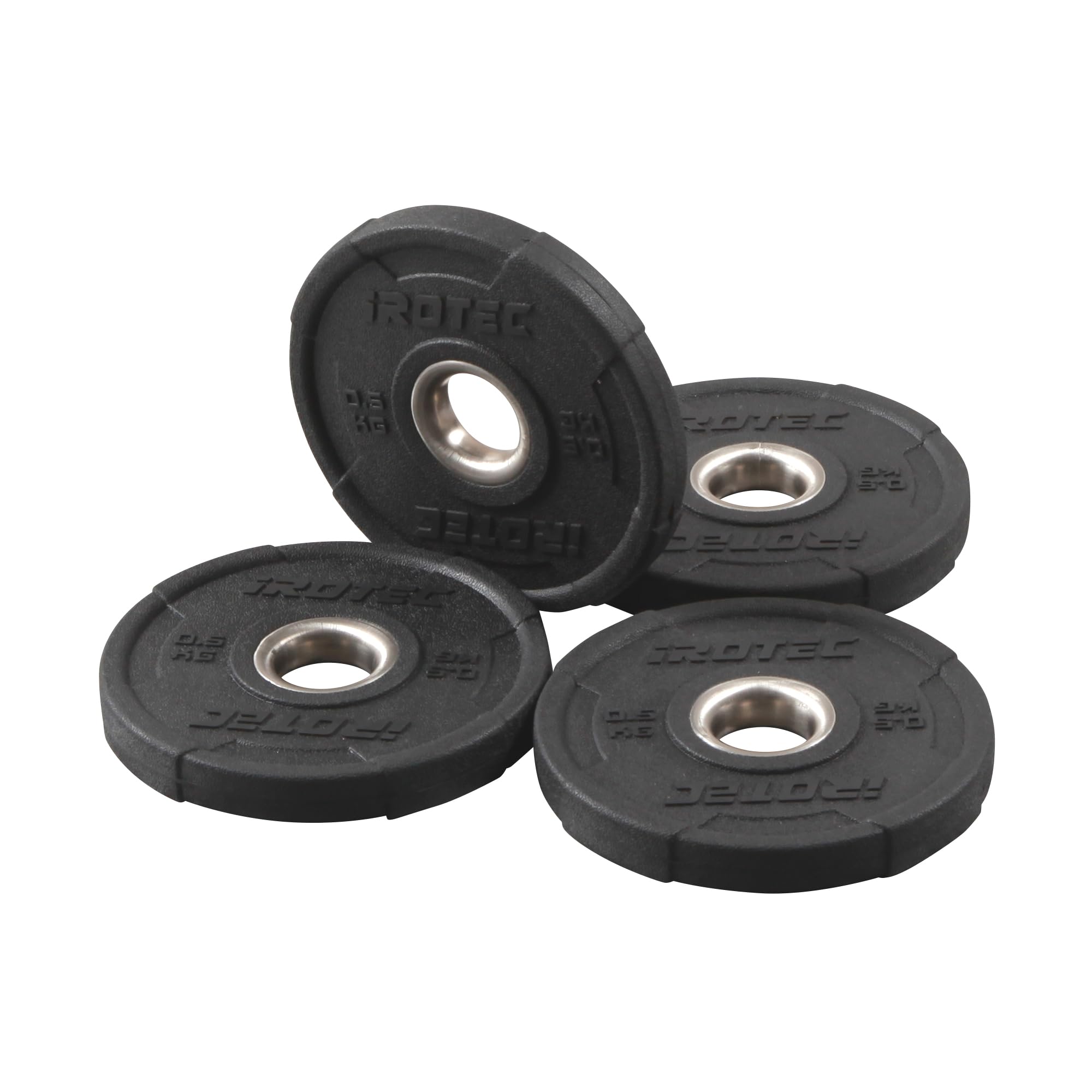 iROTEC 5kg ダンベルプレート 4枚セット 保護ラバー装着済み IROTEC