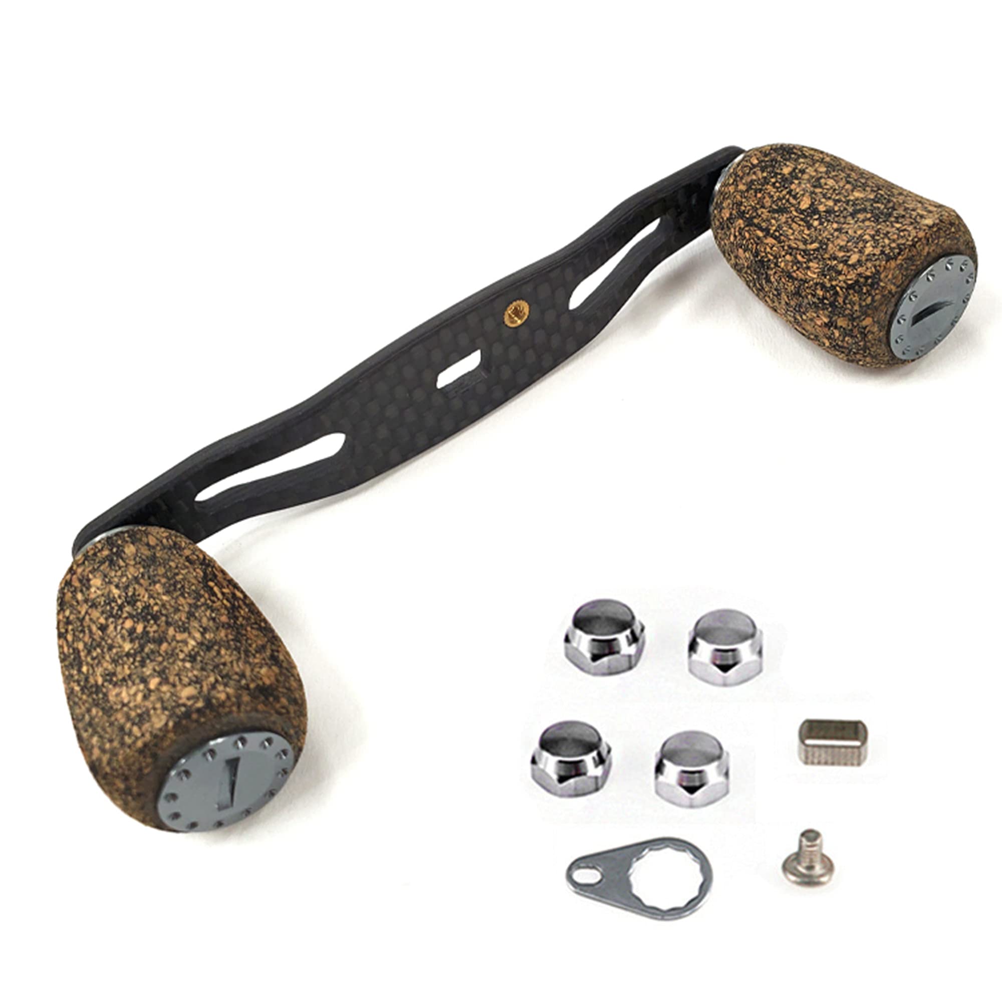 Amazon | VISPREA リール カーボン パーツ ベイトリール ハンドル 95mm