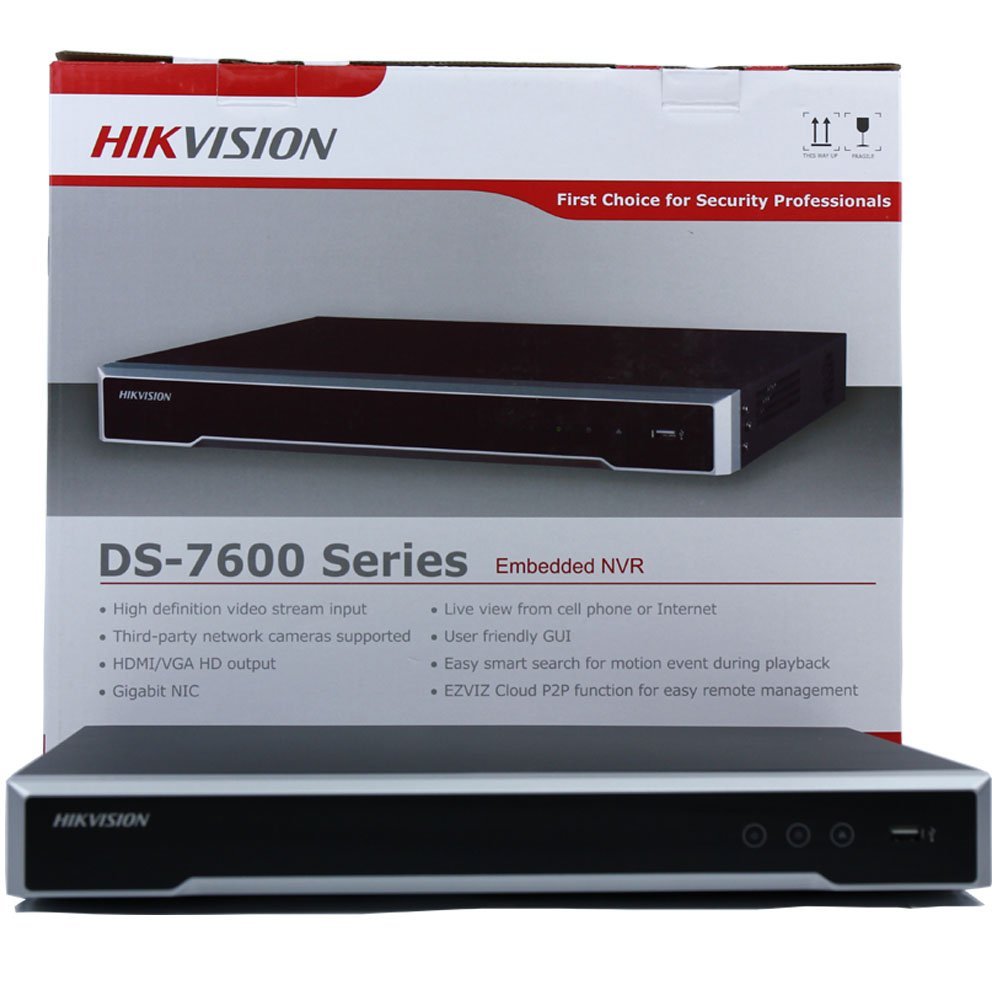 Amazon | Hikvision DS-7608NI-I2/8P 英語版 埋め込みプラグ&プレイ 4K