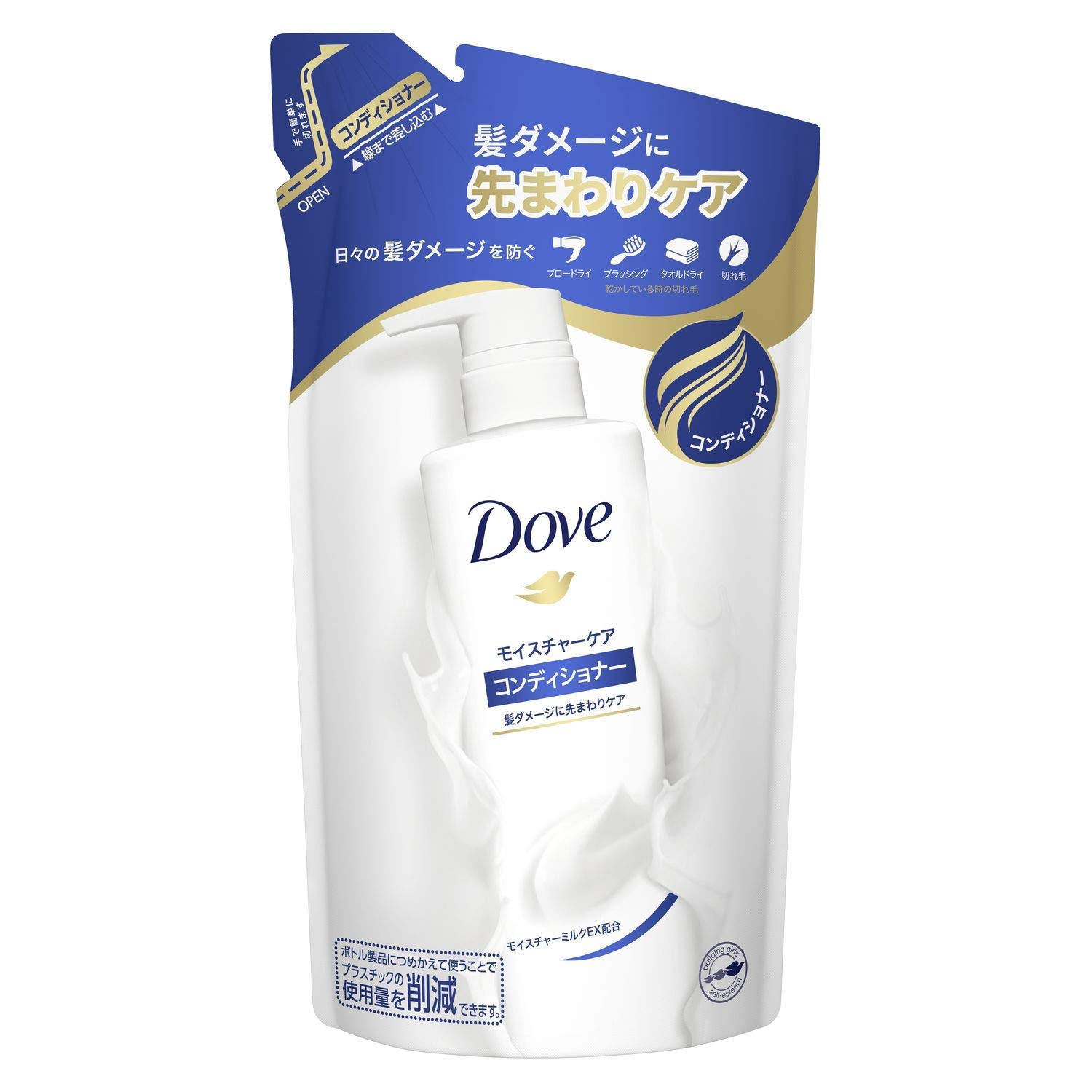 Amazon.co.jp: Dove ダヴ モイスチャーケア コンディショナー つめかえ