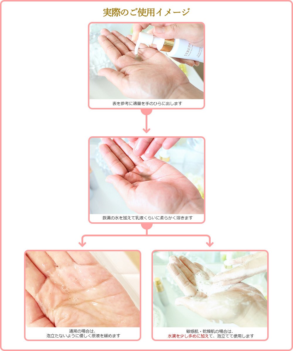 Amazon.co.jp: ストレピア STREPAiR スキンケア基本2点Aセット（マスク