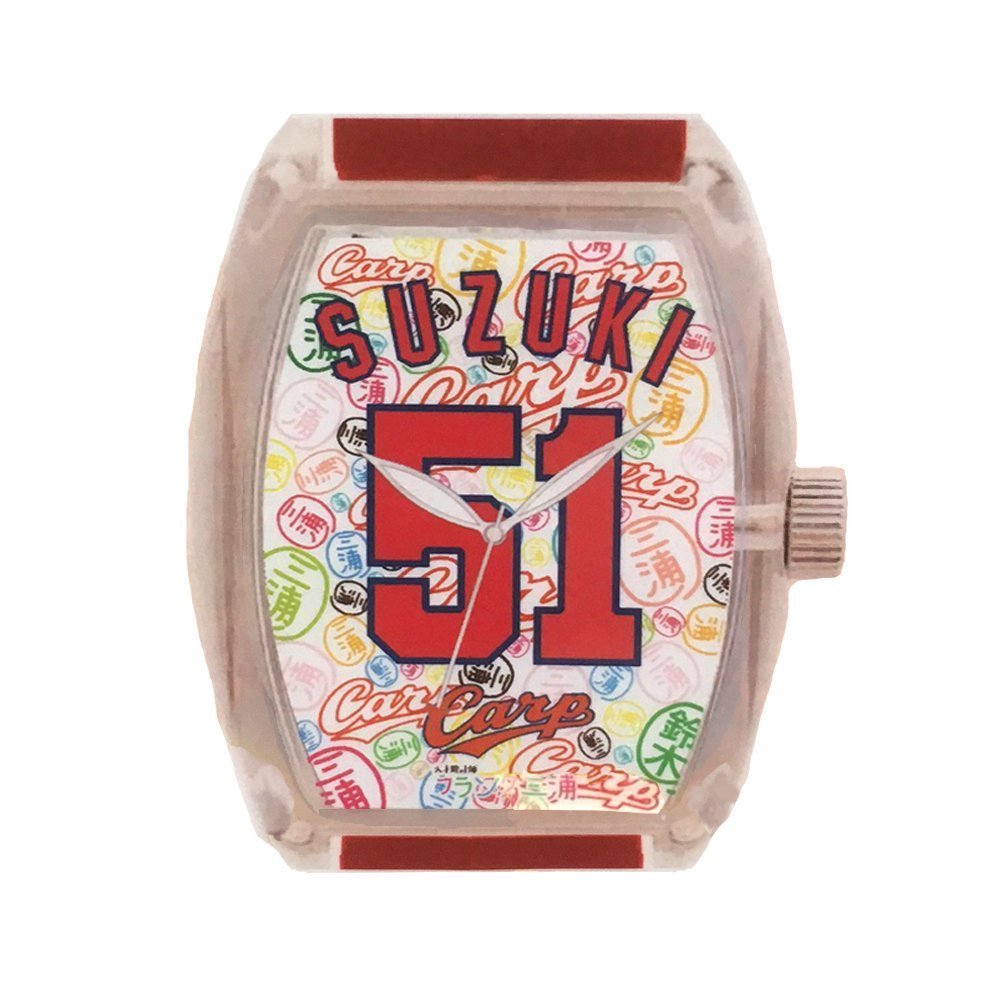 Amazon.co.jp: 広島東洋カープ×フランク三浦 腕時計 2017 鈴木誠也