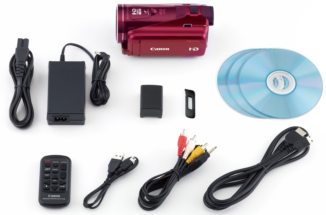 Amazon.co.jp: Canon デジタルビデオカメラ iVIS HF M41 レッド