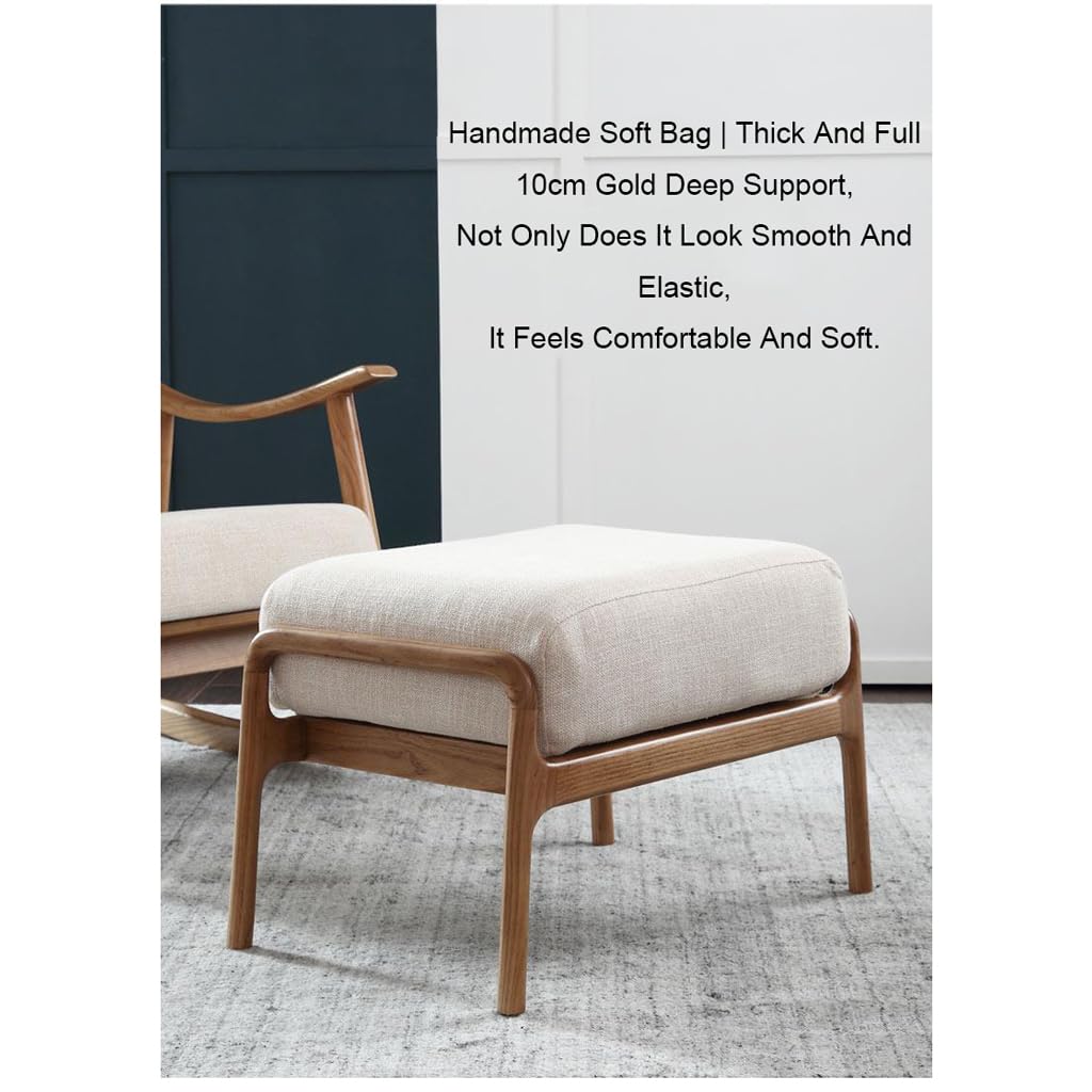 Amazon｜オットマン スツール ミッドセンチュリーモダンオスマン布張り