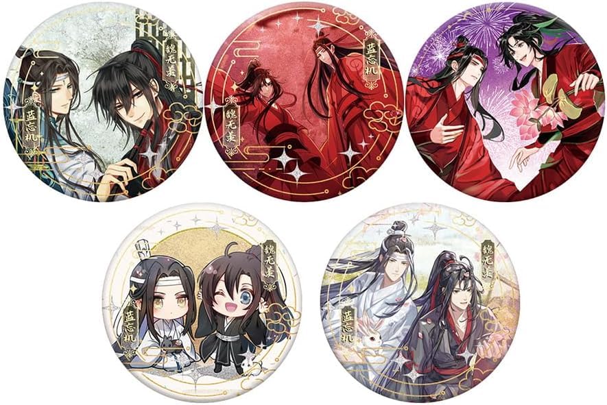 最安値⭐︎ 魔道祖師 完結記念展 PASH スクエア缶バッジ 1BOX 全27種