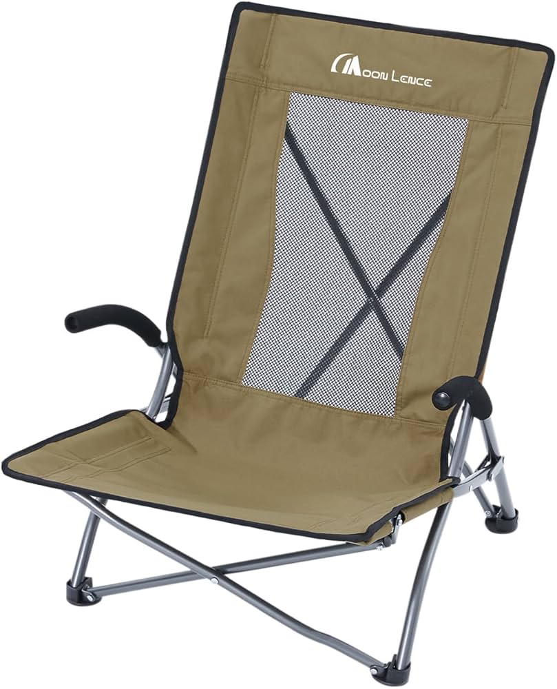 Amazon.co.jp: MOON LENCE アウトドア チェア ローチェア ハイバック