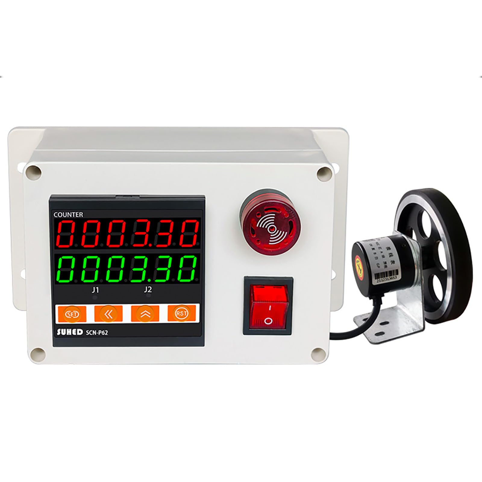 Amazon.co.jp: デジタル距離計カウンター、ロータリーエンコーダー