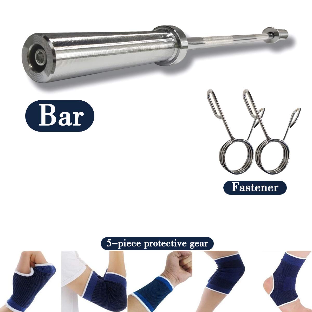 Amazon | オリンピックシャフト バーベルシャフト 120/150/180/220cm