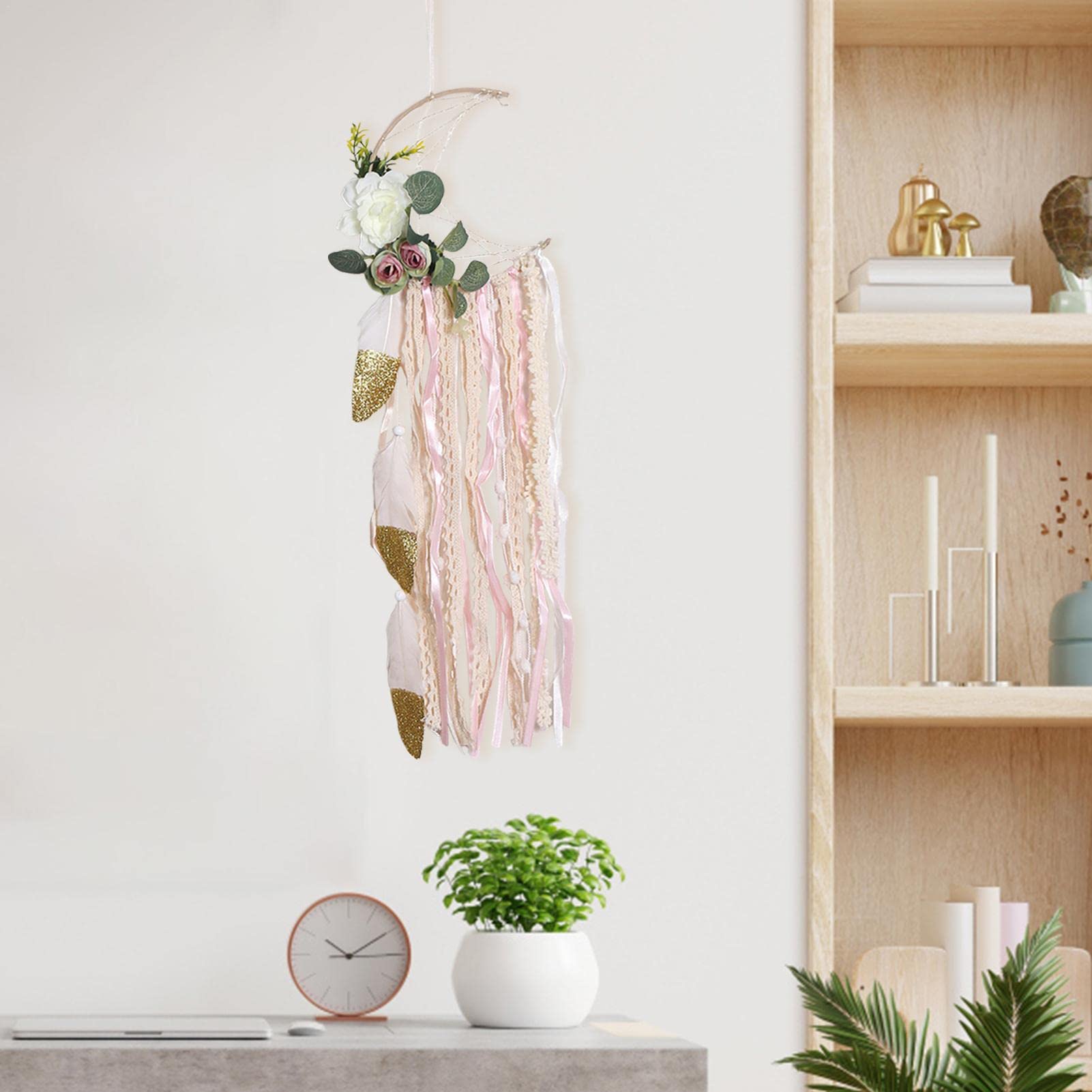 Amazon.co.jp: ドリームキャッチャーフラワーオーナメント - 花と