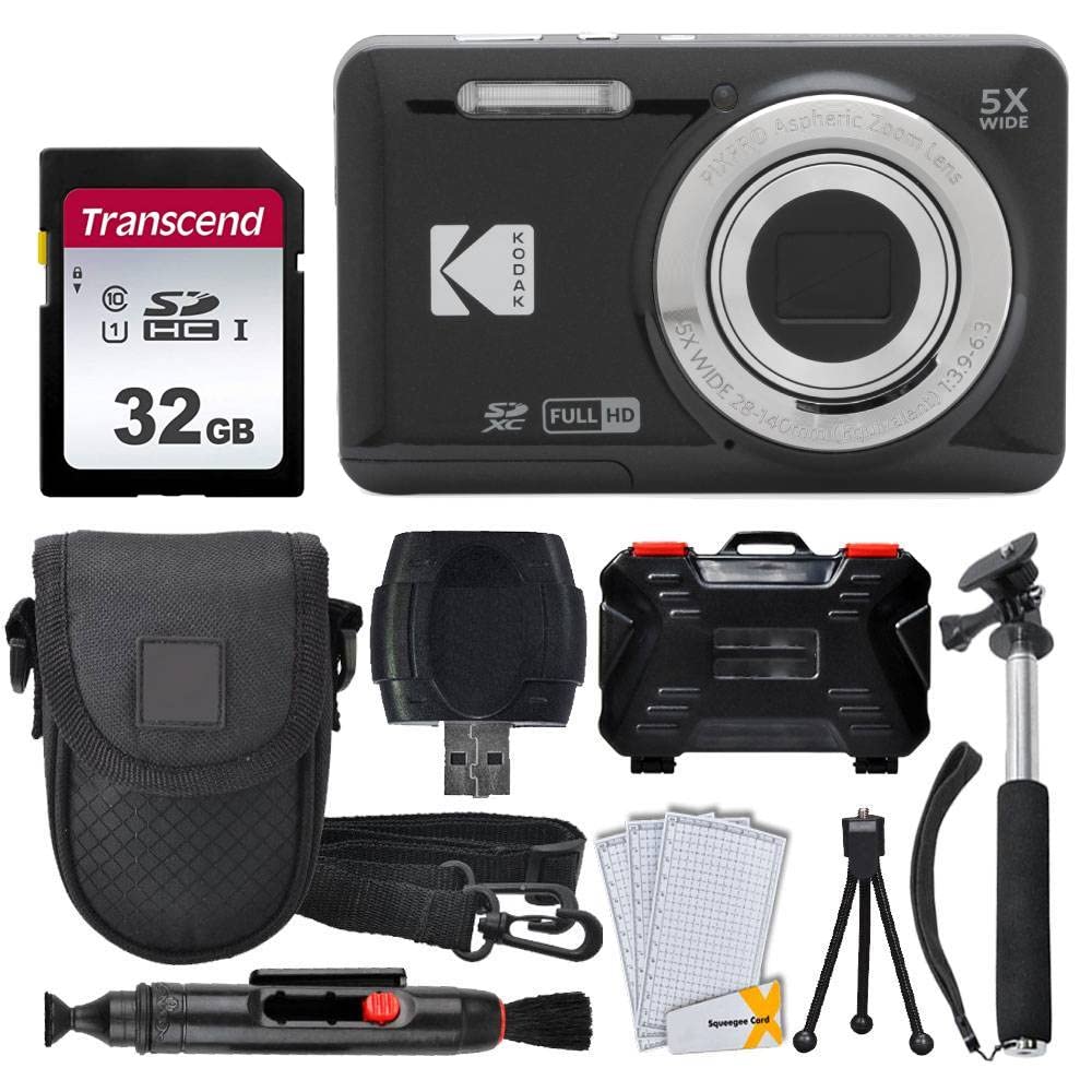 Amazon.com : Kodak PIXPRO FZ55 Digital Camera (Black) + 32GB