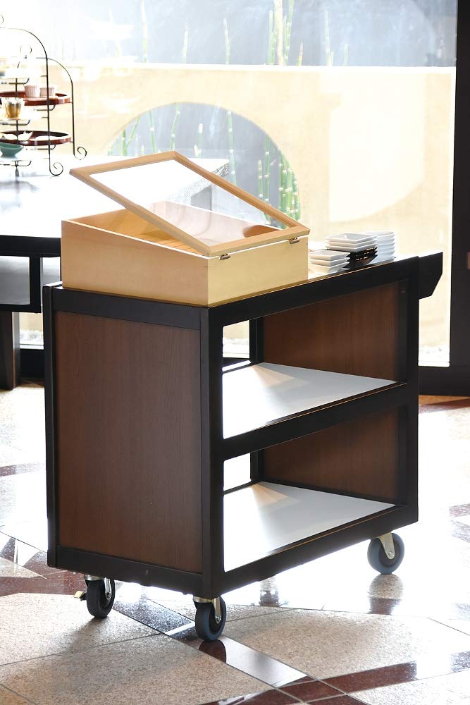 Amazon｜ヤマコー 日本製 ネタ箱 傾斜型 自在蓋仕様 36.5×39.5×16.5cm