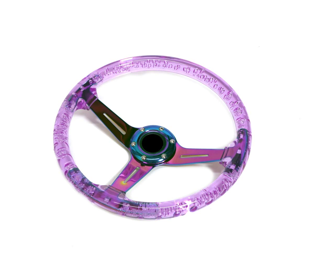 新品・現品限り! アクリル ツイスト ステアリング ① MOMO ピッチ70