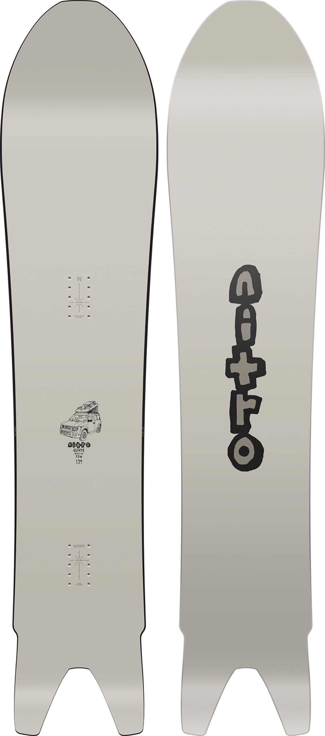 Amazon | 23-24 NITRO POW 154cm ナイトロ パウ パウダーボード 日本