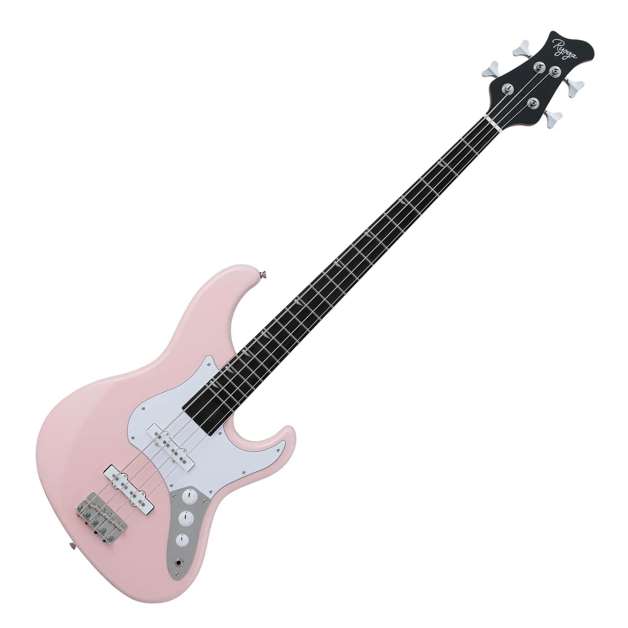 Amazon | Ryoga VAL-BASS Shell Pink エレキベース ジャズベースタイプ