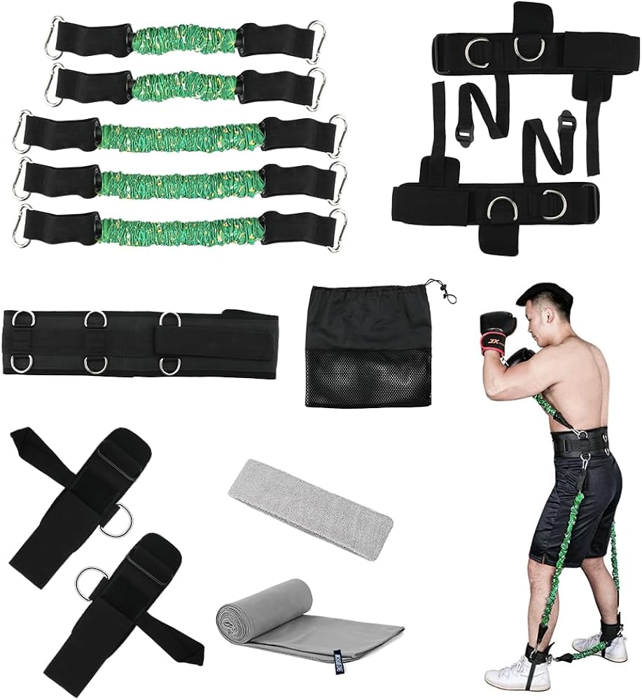 Amazon.co.jp: ボクシングレジスタンスバンドセット 筋トレ 抵抗バンド