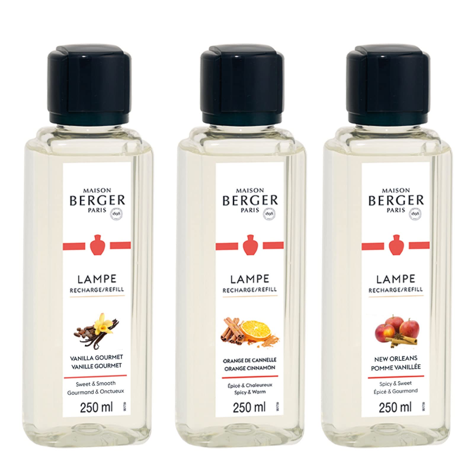 Lampe Berger Paris Trio Pack Warm 3 X 180ml Fragrance(Packaging