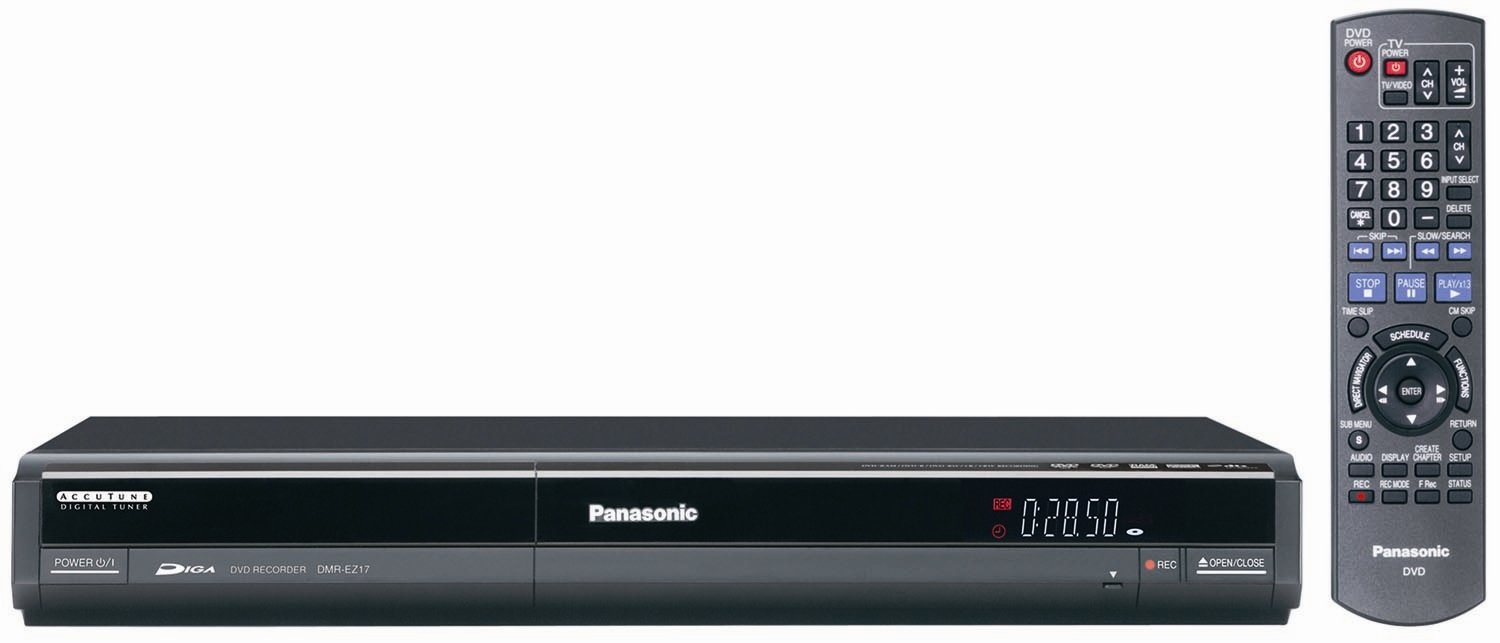 Amazon.com: Panasonic DMR-EZ17K DVD Recorder with ATSC Tuner Black