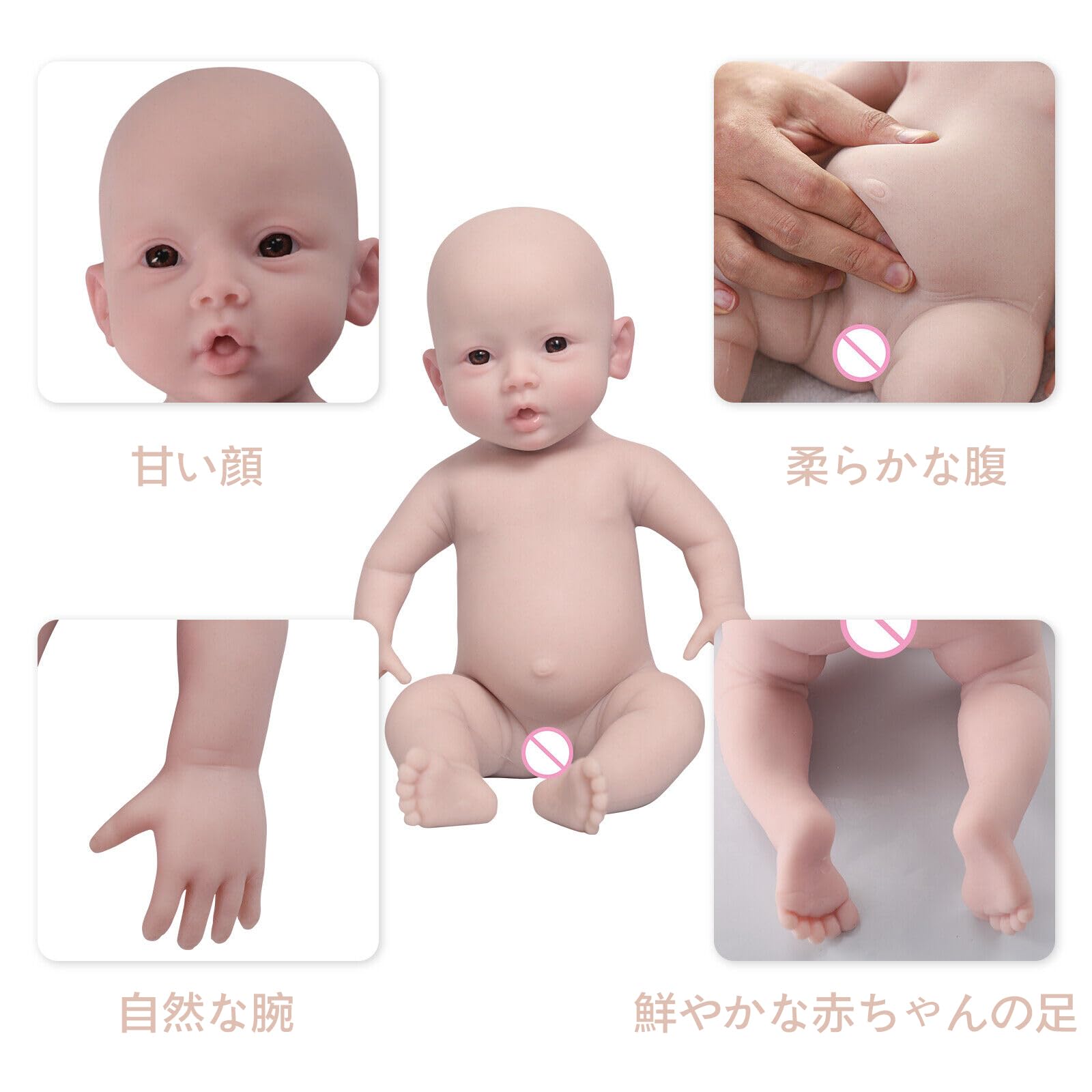 Amazon | EQAIWUJIE リボーンドール 人形 リアル 赤ちゃん人形