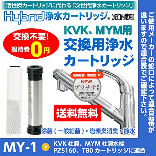 Amazon | 水環境電池 Hybrid浄水カートリッジ MY-1(MYM、KVK交換用